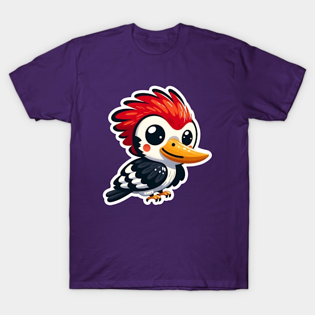 Kawaii Woodpecker T-Shirt by TranquilAsana